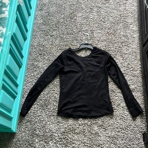 Black athletic long sleeve